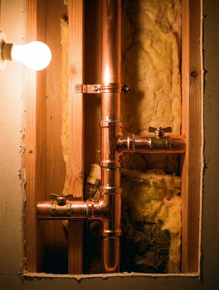 New copper water lines after a whole-home repipe